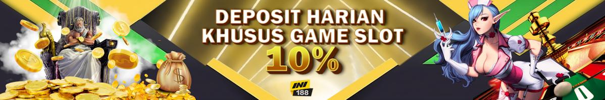 BONUS SLOT 10%
